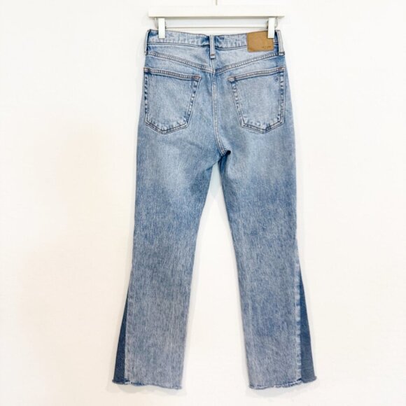 Rag & Bone Denim Peyton Mid Rise Two Tone Bootcut Luxury Light Jeans Casual 26 - Picture 8 of 8